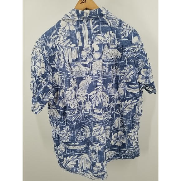 RJC Hawaiian Shirt Mens Short Sleeve‎ Button Up Floral XL - Picture 6 of 6
